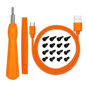 Cyjjzq 768443403689 Replacement Ring Doorbell Screwdriver 20pcs Screws And 4-pcs Orange