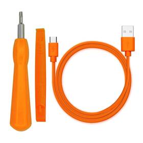 Cyjjzq-cable01 Cyjjzq Ring Doorbell Screwdriver Replacement And Charger Charging Cable 3 Pack Orange