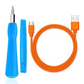 Cyjjzq-t6t15-orangecharger Cyjjzq Replacement Ring Screwdriver T6 T15 And Orange Charger Cable Cord Kit Fit Video Do