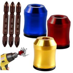 Cyuxing Cyx0523 3pcs Screwdriver Head Magnetic Ring With Ph2 Bit Set