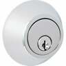 D105-pc-ka6 Steel Pro Polished Chrome Single Cylinder Deadbolt Pack 009326210025
