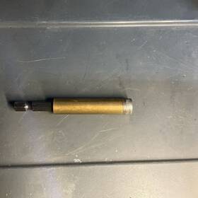 38310 Dayton Usa Magnetic 1/4 Inch Hex Power Drive 3 Bit Holder Brass Used