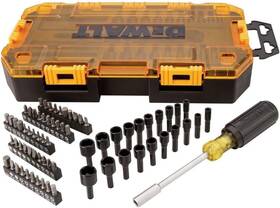 Dwmt73808 Dewalt 076174738087 Screwdriver Bit Set With Nut Drivers 71-piece 1/4 Inch Yellow