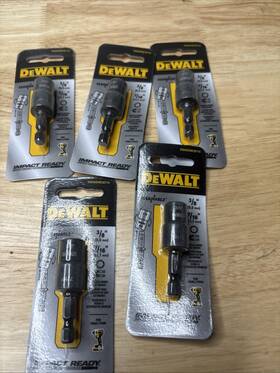 Dwadend38716 Dewalt 885911616652 Lot Of 5 Double Ended Nut Driver 3/8..7/16 Dwadend38716 Dewalt 885911616652 Lot Of 5 Double Ended Nut Driver 3/8..7/16