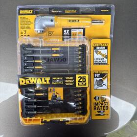 Dewalt 885911949736 New Maxfit Steel Screwdriving Bit Set With Right Angle Adapter 25-piece