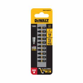 Dwa1sq2ir10 Dewalt Accessories #2 Square Impact-ready Bit Tip 1- Inch 10-pk