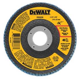 60-grit Dewalt Accessories Dwa8207 10 Pack T29 Flap Disc 4.5 X 7/8- Inch 60-grit Dewalt Accessories Dwa8207 10 Pack T29 Flap Disc 4.5 X 7/8- Inch