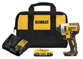 Dcf787d1 Dewalt 20v Max Impact Driver 1/4 Inch Battery And Charger Included