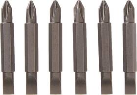 Dw2024b6 Dewalt Screwdriver Set #2 Phillips / No. 8 Slotted Double Ended Bit 6-pack Dw