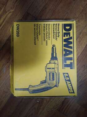 Dw269 Dewalt Variable Speed Versa-clutch Screwdriver Gun Reversible New Open Box
