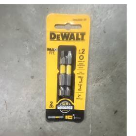 Dewalt Dwa2sq2-2h Maxfit #2 Square/robertson Magnetic Impact Bit Set 2 Inch Steel Pieces