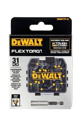 Dwabytft-31 Dewalt Flextorq Bit Set 30pc Ph2 Bits With Magnetic Holder
