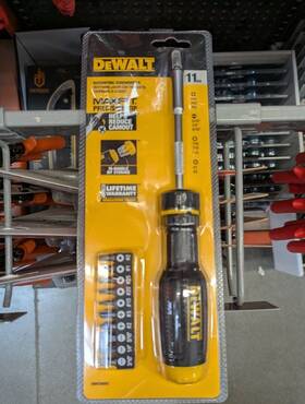 Dwmt68802 Dewalt Maxfit 11-in-1 Ratcheting Screwdriver With Precision Bits