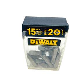 N413518 Dewalt 15 Pcs #20 Assorted Screwdriver Bit Set