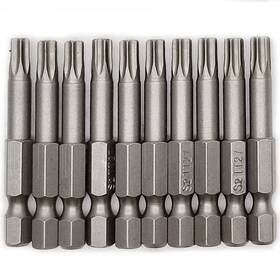 Ty08200001 Dgz Store 10pcs 2 Inch /50mm T27 Torx Head Screwdriver Bit Set 1/4 Hex Shank With Quic