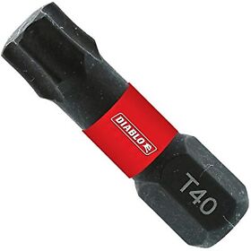 Dt401p5 Diablo 1 In. #40 Torx Drive Bits 5-pack