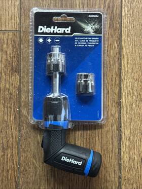 Dh50054 Die Hard Diehard Ratcheting Driver 13-piece New Sealed