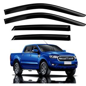 9736 Dimflux Window Rain Guards Guard Car Shield Auto Deflectors Rainguards Compatible Wit