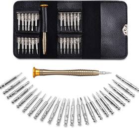 Direct 726084964358 Precision Screwdrivers 25-1 Repair Kit Screwdriver Set With Leather Case Prof