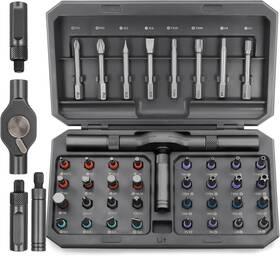 Doaho 717661653536 42 In 1 Magnetic Ratchet Screwdriver Set Professional Switchable Kit