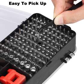 Hv9150040re Donwell 115 Piece Screwdriver Set Tools Bags Multifunction Handle Access Combo 98x Kits