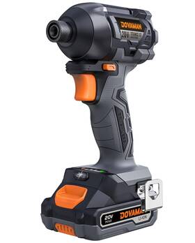 Dovaman 602581792871 Titance X7 Advanced Cordless Impact Driver 1/4ftft Hex Compact 20v Brushless D