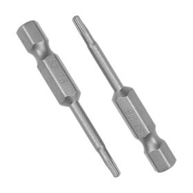 Duefixing 617662136369 10pcs T8 Magnetic Torx Head Security Screwdriver Bit S2 50mm 1/4 Inch Hex Shank