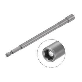 Duefixing 617662383374 2pcs 1/4 Inch Magnetic Nut Driver Bit Repair Tool Quick-change Hex Shank 6 Sae