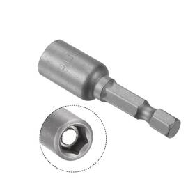 Duefixing 617662383398 8mm Magnetic Nut Setter Drill Bit Quick-change Driver 1/4 Inch Hex Shank
