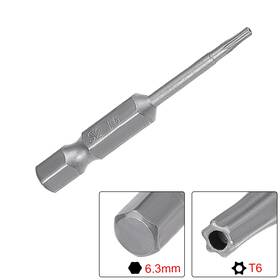 Duefixing 617662684143 5 Pcs 1/4 Inch Hex Shank 2-inch Length T6 Magnetic Torx Screwdriver Bits