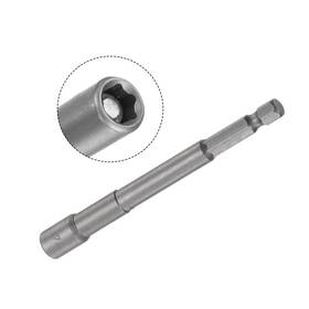 Duefixing 617662820848 2pcs 1/4 Inch Hex Shank Quick-change Magnetic Nut Driver Bit 4