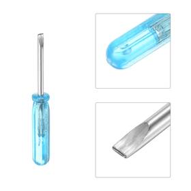 Duefixing 619668294210 10pcs 2.0mm Flat Head 45mm Length Mini Slotted Screwdrivers
