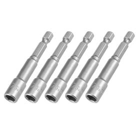 Duefixing 672668646922 5pcs 1/4 Inch Quick-change Hex Shank Driver Drill Bit 65mm L