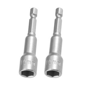 Duefixing 672668646939 2pcs 1/4 Inch Quick-change Hex Shank Driver Drill Bit 65mm L