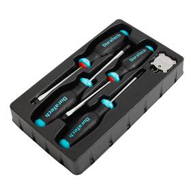 Duratech 820909777380 Screwdriver Set S2 Alloy Steel Phillips And Slotted Hexagon Screwdr