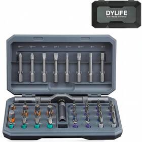 Dylife 643459163508 42 In 1 Magnetic Screwdriver Set Diy Ratchet Grey