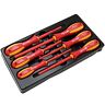 D062720 Dynamic Tools 6 Piece Insulated Screwdriver Set Slotted And Phillips