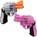 E19261 19262 Forum Novelties New Set Pink And Silver Gun Shaped Rechargeable Powered Screwdrivers W 6 Bits 841932105766