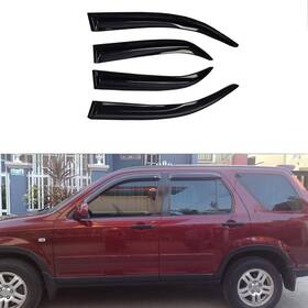 Ecilkuc 642269976268 Set Of 4 Window Vrs Compatible With 2002-2006 Cr-v - Sun/rain Guard Deflectors