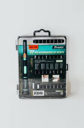 800-129 Eclipse Tools Pros Kit Screwdriver Set With Interchangeable Bits And