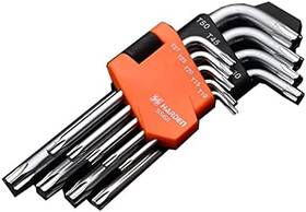 Edward Tools 445013749707 Harden Star Key Wrench Set - Hardened Chrome Steel Screwdriver