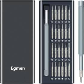 E230301 Egmen 25 In 1 Mini Magnetic Small Screwdriver Set Case For Pc Eyeglasses Computers