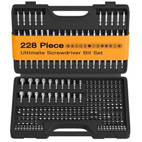 Etdba22v8 Enertwist 228 Pcs Screwdriver Bit Set Cr-v 1/4 Inch Hex Shank Includes One Size