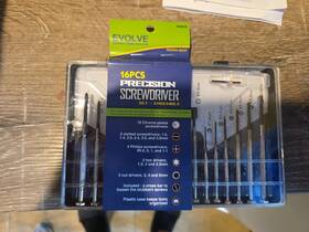 Evolve 662345104753 16 Pcs Precision Screwdriver Set- Ensemble