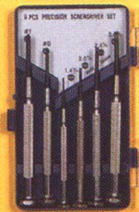 Excel Hobby Corp. 55662 Screwdriver Set 4 Flat 2 Phillips With Swivel Handles Plastic Case
