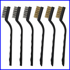 Sugs6 Fba Sucool Mini Wire Brush Brass Stainless For Cleaning 606719131846