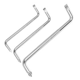 697214 Fdczeyxior 3 Pcs Offset Screwdriver Set - 90 Degree Right Angle Phillips And Flat Head F