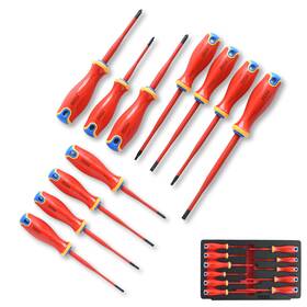 Fesa 850049396288 Electrician Insulated Screwdriver Set - 1000v 11-piece Professional Elec