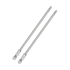 Fipux 601968111427 2 X T20 Security Torx Bit 1/4 Inch Hex Shank 6 L Repair Tamper Resistant Star Bits