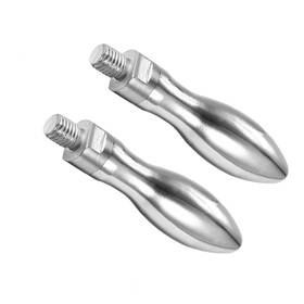 Fipux 609044703429 2pack Clamping Handles Screw Knobs Handle M10 X 12mm Threaded Steel Grip